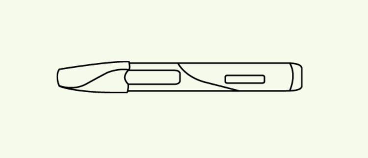 Clipart outline of the HYMPAVZI pen.