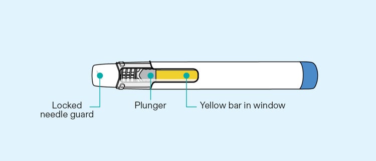Clipart labled image of the HYMPAVZI pen.